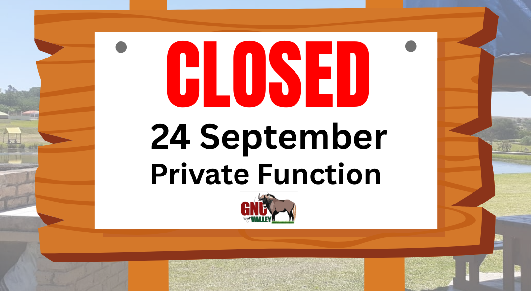 Venue closed for a private function